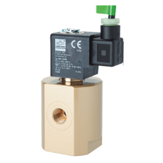 High pressure 2 ways solenoid valve indirect acting