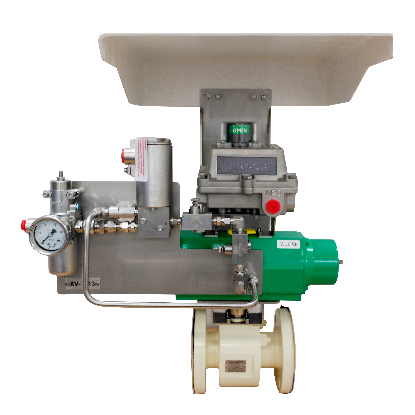 Válvulas con actuador neumático con panel de control (solenoide, finales de carrera, filtro regulador y elementos neumáticos)