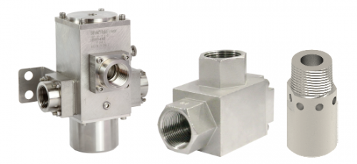 Pneumatic fittings in stainless steel AISI316